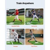 image:imageVEVOR 12x610x38 Upgraded BaseballSoftball Batting Mat with Home Plate  15MM Thicken AntiFade Turf amp AntiSlip Foam Backing Portable Hitting Trainer for CageIndoorOutdoor PracticeGreen