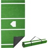 image:imageVEVOR 12x610x38 Upgraded BaseballSoftball Batting Mat with Home Plate  15MM Thicken AntiFade Turf amp AntiSlip Foam Backing Portable Hitting Trainer for CageIndoorOutdoor PracticeGreen