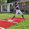 image:imageVEVOR 12x610x38 Upgraded BaseballSoftball Batting Mat with Home Plate  15MM Thicken AntiFade Turf amp AntiSlip Foam Backing Portable Hitting Trainer for CageIndoorOutdoor PracticeRed