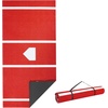image:imageVEVOR 12x610x38 Upgraded BaseballSoftball Batting Mat with Home Plate  15MM Thicken AntiFade Turf amp AntiSlip Foam Backing Portable Hitting Trainer for CageIndoorOutdoor PracticeRed