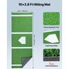 image:imageVEVOR 12x610x38 Upgraded BaseballSoftball Batting Mat with Home Plate  15MM Thicken AntiFade Turf amp AntiSlip Foam Backing Portable Hitting Trainer for CageIndoorOutdoor PracticeGreen