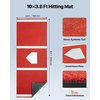 image:imageVEVOR 12x610x38 Upgraded BaseballSoftball Batting Mat with Home Plate  15MM Thicken AntiFade Turf amp AntiSlip Foam Backing Portable Hitting Trainer for CageIndoorOutdoor PracticeRed