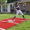 image:imageVEVOR 12x610x38 Upgraded BaseballSoftball Batting Mat with Home Plate  15MM Thicken AntiFade Turf amp AntiSlip Foam Backing Portable Hitting Trainer for CageIndoorOutdoor PracticeRed