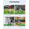 image:imageVEVOR 12x610x38 Upgraded BaseballSoftball Batting Mat with Home Plate  15MM Thicken AntiFade Turf amp AntiSlip Foam Backing Portable Hitting Trainer for CageIndoorOutdoor PracticeGreen