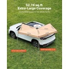 image:imageVEVOR 270 Degree Awning with Bulitin LED Light 3 Colors 133 sqft Driver Side Vehicle Awning UV50 Waterproof Car Side Awnings AllWeather Overland Awnings Car Shelter for SUV Truck CampingKhaki 270 10553ft Car Awning