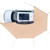 image:imageVEVOR 270 Degree Awning with Bulitin LED Light 3 Colors 133 sqft Driver Side Vehicle Awning UV50 Waterproof Car Side Awnings AllWeather Overland Awnings Car Shelter for SUV Truck CampingKhaki 270 2067ft Car Awning with LED