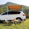 image:imageVEVOR 270 Degree Awning with Bulitin LED Light 3 Colors 133 sqft Driver Side Vehicle Awning UV50 Waterproof Car Side Awnings AllWeather Overland Awnings Car Shelter for SUV Truck CampingKhaki 66X82ft Car Awning