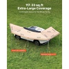 image:imageVEVOR 270 Degree Awning with Bulitin LED Light 3 Colors 133 sqft Driver Side Vehicle Awning UV50 Waterproof Car Side Awnings AllWeather Overland Awnings Car Shelter for SUV Truck CampingKhaki 270 18764ft Car Awning with LED