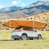 image:imageVEVOR 270 Degree Awning with Bulitin LED Light 3 Colors 133 sqft Driver Side Vehicle Awning UV50 Waterproof Car Side Awnings AllWeather Overland Awnings Car Shelter for SUV Truck CampingKhaki 270 2067ft Car Awning