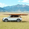 image:imageVEVOR 270 Degree Awning with Bulitin LED Light 3 Colors 133 sqft Driver Side Vehicle Awning UV50 Waterproof Car Side Awnings AllWeather Overland Awnings Car Shelter for SUV Truck CampingKhaki 270 18764ft Car Awning with LED
