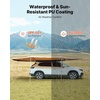 image:imageVEVOR 270 Degree Awning with Bulitin LED Light 3 Colors 133 sqft Driver Side Vehicle Awning UV50 Waterproof Car Side Awnings AllWeather Overland Awnings Car Shelter for SUV Truck CampingKhaki 270 2067ft Car Awning