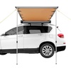 image:imageVEVOR 270 Degree Awning with Bulitin LED Light 3 Colors 133 sqft Driver Side Vehicle Awning UV50 Waterproof Car Side Awnings AllWeather Overland Awnings Car Shelter for SUV Truck CampingKhaki 66X82ft Car Awning