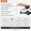image:imageVEVOR 270 Degree Awning with Bulitin LED Light 3 Colors 133 sqft Driver Side Vehicle Awning UV50 Waterproof Car Side Awnings AllWeather Overland Awnings Car Shelter for SUV Truck CampingKhaki 66X82ft Car Awning