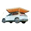 image:imageVEVOR 270 Degree Awning with Bulitin LED Light 3 Colors 133 sqft Driver Side Vehicle Awning UV50 Waterproof Car Side Awnings AllWeather Overland Awnings Car Shelter for SUV Truck CampingKhaki 270 10553ft Car Awning