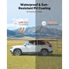 image:imageVEVOR 270 Degree Awning with Bulitin LED Light 3 Colors 133 sqft Driver Side Vehicle Awning UV50 Waterproof Car Side Awnings AllWeather Overland Awnings Car Shelter for SUV Truck CampingKhaki 270 10553ft Car Awning