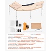 image:imageVEVOR 270 Degree Awning with Bulitin LED Light 3 Colors 133 sqft Driver Side Vehicle Awning UV50 Waterproof Car Side Awnings AllWeather Overland Awnings Car Shelter for SUV Truck CampingKhaki 270 2067ft Car Awning