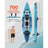 image:imageVEVOR 2Person Inflatable Kayak 144 x 37  Extra Spacious for Family amp Dogs 700lb Capacity Sitin Kayak with Accessories Includes 2 Paddles Pump amp Carry Bag  Perfect for Fishing and Touring