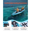 image:imageVEVOR 2Person Inflatable Kayak 144 x 37  Extra Spacious for Family amp Dogs 700lb Capacity Sitin Kayak with Accessories Includes 2 Paddles Pump amp Carry Bag  Perfect for Fishing and Touring