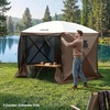 image:imageVEVOR 3 Pack Canopy Sidewalls 10x10 ft 100 Waterproof 99 UV Protection HeavyDuty 210D Oxford Side Walls for StraightLeg Pop Up Canopy Tent Easy Up Outdoor Canopy for CampingTent NOT IncludedBrown
