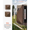 image:imageVEVOR 3 Pack Canopy Sidewalls 10x10 ft 100 Waterproof 99 UV Protection HeavyDuty 210D Oxford Side Walls for StraightLeg Pop Up Canopy Tent Easy Up Outdoor Canopy for CampingTent NOT IncludedBrown