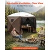 image:imageVEVOR 3 Pack Canopy Sidewalls 10x10 ft 100 Waterproof 99 UV Protection HeavyDuty 210D Oxford Side Walls for StraightLeg Pop Up Canopy Tent Easy Up Outdoor Canopy for CampingTent NOT IncludedBrown