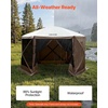 image:imageVEVOR 3 Pack Canopy Sidewalls 10x10 ft 100 Waterproof 99 UV Protection HeavyDuty 210D Oxford Side Walls for StraightLeg Pop Up Canopy Tent Easy Up Outdoor Canopy for CampingTent NOT IncludedBrown