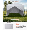 image:imageVEVOR 3 Pack Canopy Sidewalls 10x10 ft 100 Waterproof 99 UV Protection HeavyDuty 210D Oxford Side Walls for StraightLeg Pop Up Canopy Tent Easy Up Outdoor Canopy for CampingTent NOT IncludedUpgraded White Sidewalls for Canopy Tent