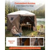 image:imageVEVOR 3 Pack Canopy Sidewalls 10x10 ft 100 Waterproof 99 UV Protection HeavyDuty 210D Oxford Side Walls for StraightLeg Pop Up Canopy Tent Easy Up Outdoor Canopy for CampingTent NOT IncludedBrown