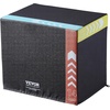 image:imageVEVOR 3 in 1 Plyometric Jump Box Cotton Plyo Box Platform amp Jumping Agility Box AntiSlip Fitness Exercise Step Up Box for Home Gym Training Conditioning Strength Training Multiple Sizes Black16x14x12