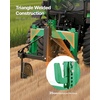 image:imageVEVOR 3Point Quick Hitch 4000 Lbs Lift Capacity 3Pt Trailer Hitch with 5 Level Adjustable Bolt Adaptation to Category 1 amp 2 Tractor Heavy Duty 3 Point Attachments Green