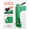 image:imageVEVOR 3Point Quick Hitch 4000 Lbs Lift Capacity 3Pt Trailer Hitch with 5 Level Adjustable Bolt Adaptation to Category 1 amp 2 Tractor Heavy Duty 3 Point Attachments Green