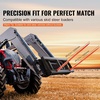 image:imageVEVOR 49 Hay Spear Bale Spears 3000lbs Loading Capacity Skid Steer Loader Tractor Attachment 2pcs Spears Quick Attach Spike Forks49 Horizontal Assembly