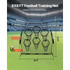 image:imageVEVOR 6x6ft Football Trainer Throwing Net Training Throwing Target Practice Net with 5 Target PocketsFootball Training Equipment Includes Portable Carry CaseGreat for QuarterbackBlack