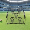 image:imageVEVOR 6x6ft Football Trainer Throwing Net Training Throwing Target Practice Net with 5 Target PocketsFootball Training Equipment Includes Portable Carry CaseGreat for QuarterbackBlack