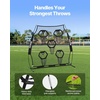 image:imageVEVOR 6x6ft Football Trainer Throwing Net Training Throwing Target Practice Net with 5 Target PocketsFootball Training Equipment Includes Portable Carry CaseGreat for QuarterbackBlack