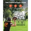image:imageVEVOR 6x6ft Football Trainer Throwing Net Training Throwing Target Practice Net with 5 Target PocketsFootball Training Equipment Includes Portable Carry CaseGreat for QuarterbackBlack