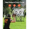 image:imageVEVOR 6x6ft Football Trainer Throwing Net Training Throwing Target Practice Net with 5 Target PocketsFootball Training Equipment Includes Portable Carry CaseGreat for QuarterbackBlack
