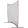 image:imageVEVOR 7X7ft12X9ft16X10ft20x10ft Barricade Backstop Net Ball Sports Barrier Netting Portable Practice Net for Baseball Softball Lacrosse Hockey Basketball Equipment Training Net16 x 10 Ft