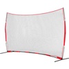 image:imageVEVOR 7X7ft12X9ft16X10ft20x10ft Barricade Backstop Net Ball Sports Barrier Netting Portable Practice Net for Baseball Softball Lacrosse Hockey Basketball Equipment Training Net16 x 10 Ft