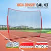 image:imageVEVOR 7X7ft12X9ft16X10ft20x10ft Barricade Backstop Net Ball Sports Barrier Netting Portable Practice Net for Baseball Softball Lacrosse Hockey Basketball Equipment Training Net12 x 9 Ft