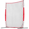 image:imageVEVOR 7X7ft12X9ft16X10ft20x10ft Barricade Backstop Net Ball Sports Barrier Netting Portable Practice Net for Baseball Softball Lacrosse Hockey Basketball Equipment Training Net7 x 7 Ft