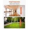 image:imageVEVOR Adjustable Yoga Aerial Rig Aerial Silk Stands with Height Adjustable 511FT Portable Stainless Steel Rigamp Aluminum Frame Legs Fit with HoopsLyraSilksHammockSilver