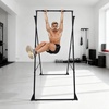 image:imageVEVOR Aerial Yoga Frame amp Hammock 55115 lbs Load Capacity 968 ft Height Professional Training Swing Stand Comes with 131 Yards Aerial Hammock Yoga Rig for Indoor Outdoor PurpleBlueBlack