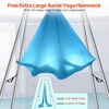 image:imageVEVOR Aerial Yoga Frame amp Hammock 55115 lbs Load Capacity 968 ft Height Professional Training Swing Stand Comes with 131 Yards Aerial Hammock Yoga Rig for Indoor Outdoor PurpleBlueBlue