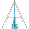 image:imageVEVOR Aerial Yoga Frame amp Hammock 55115 lbs Load Capacity 968 ft Height Professional Training Swing Stand Comes with 131 Yards Aerial Hammock Yoga Rig for Indoor Outdoor PurpleBlueBlue