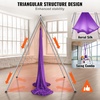 image:imageVEVOR Aerial Yoga Frame amp Hammock 55115 lbs Load Capacity 968 ft Height Professional Training Swing Stand Comes with 131 Yards Aerial Hammock Yoga Rig for Indoor Outdoor PurpleBluePurple