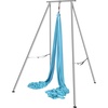 image:imageVEVOR Aerial Yoga Frame amp Hammock 55115 lbs Load Capacity 968 ft Height Professional Training Swing Stand Comes with 131 Yards Aerial Hammock Yoga Rig for Indoor Outdoor PurpleBlueBlue