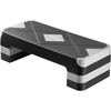 image:imageVEVOR Aerobic Exercise Step Platform 28Inch Workout Aerobic Stepper Height Adjustable Fitness Training Step Deck Trainer with 4 Risers NonSlip Surface Bench for Home Gym Cardio StrengthGray