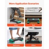 image:imageVEVOR Aerobic Exercise Step Platform 28Inch Workout Aerobic Stepper Height Adjustable Fitness Training Step Deck Trainer with 4 Risers NonSlip Surface Bench for Home Gym Cardio Strengthgreen