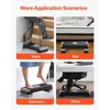 image:imageVEVOR Aerobic Exercise Step Platform 28Inch Workout Aerobic Stepper Height Adjustable Fitness Training Step Deck Trainer with 4 Risers NonSlip Surface Bench for Home Gym Cardio StrengthGray